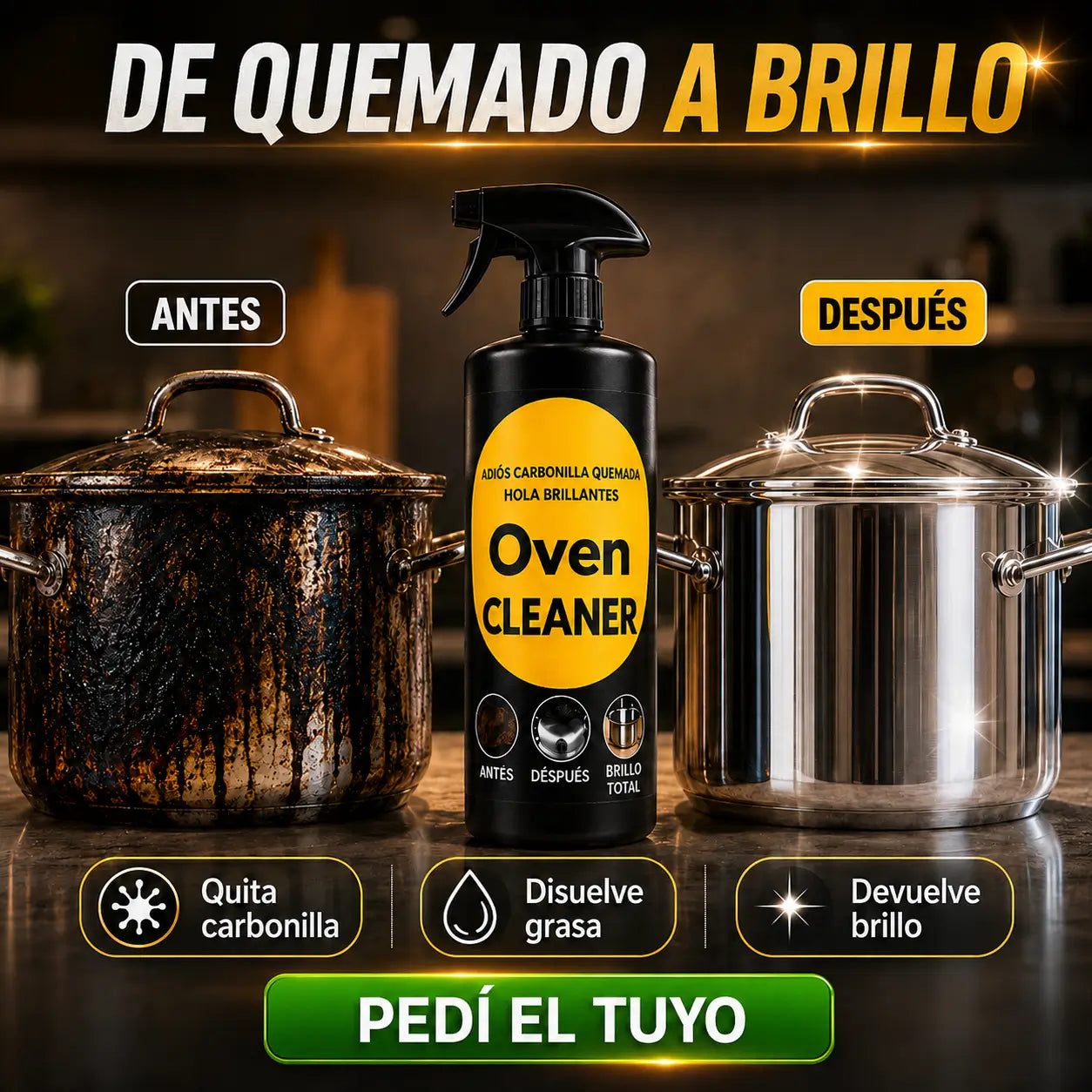 Limpiador de Ollas y Carbonilla | OVEN CLEANER®