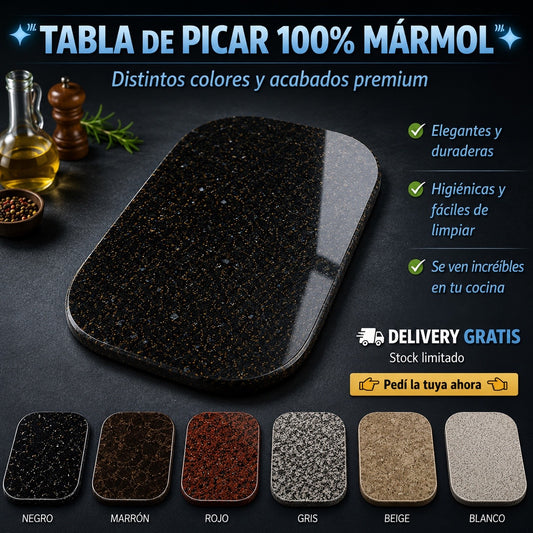 Tabla de Mármol que Dura Toda la Vida – Elegancia para tu Cocina