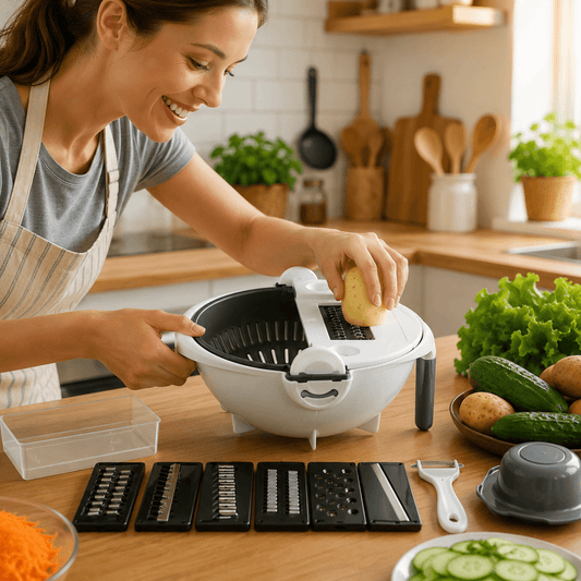 CORTADOR DE VERDURAS 9 EN 1 MULTIFUNCIONAL