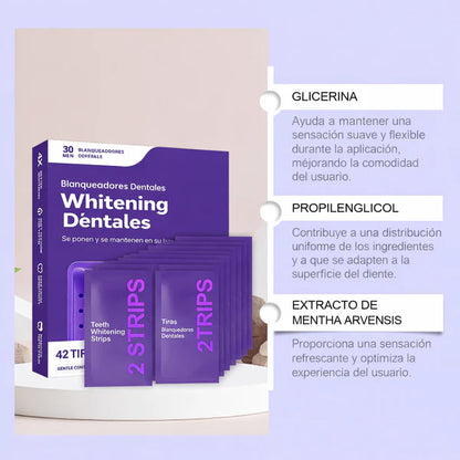 🦷 Tiras Blanqueadoras Dentales MEANSMIL