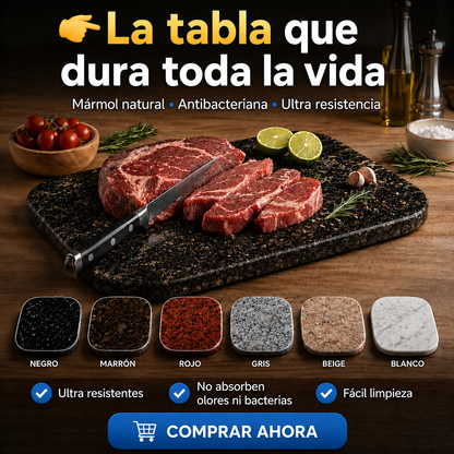Tabla de Mármol que Dura Toda la Vida – Elegancia para tu Cocina