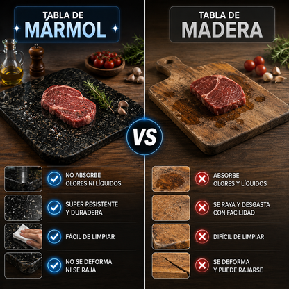 Tabla de Mármol que Dura Toda la Vida – Elegancia para tu Cocina