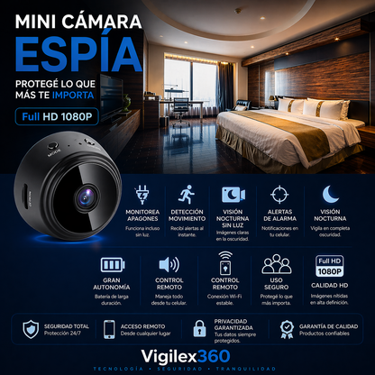 MINI CAMARA ESPIA ALTA RESOLUCION